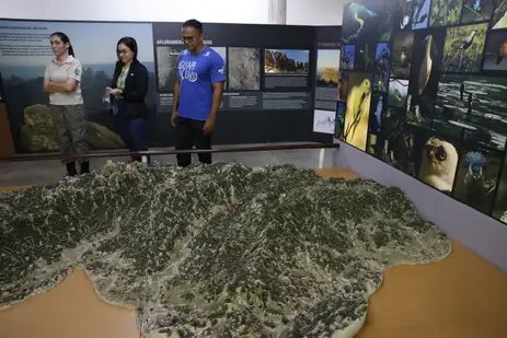 Cachoeiras de Macacu (RJ) 25/11/2024 – Centro de visitantes do Parque Estadual dos Três Picos, que recebe monitoramento do Projeto Guapiaçu, para restauração da Mata Atlântica e educação ambiental. Foto: Fernando Frazão/Agência Brasil