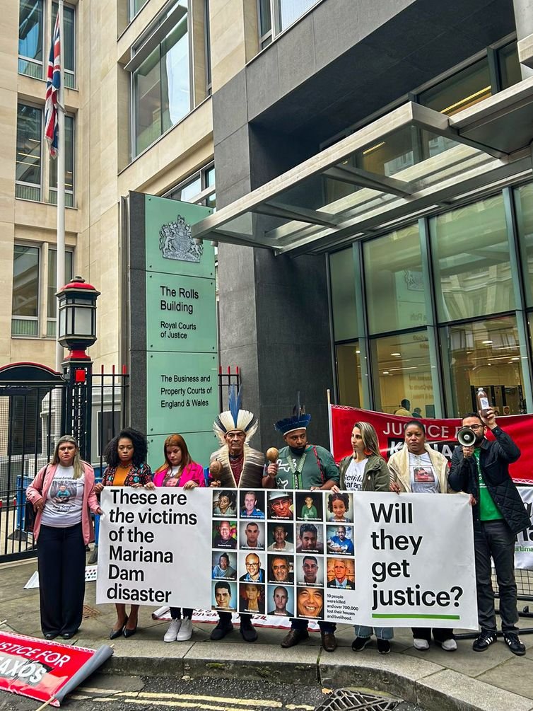 Rio de Janeiro (RJ) 22/10/2024 -  Julgamento de Mariana em Londres.
Foto: Francisco Proner/Divulgação