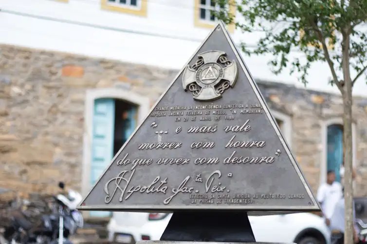 Rio de Janeiro-12/01/2025  Mais vale morrer com honra do que viver com desonra”. O trecho é da carta de Dona Hipólita Jacinta Teixeira de Mello que avisou o Padre Toledo da prisão de Tiradentes no Rio de Janeiro, em 1789. Foto /Museu da Inconfidência