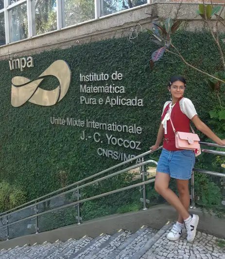 Daphny Santos/Arquivo pessoal Rio de Janeiro (RJ) 11/02/2025 - Daphny Santos descobriu na adolescência que a matemática pode ser divertida. Hoje é aluna do Impatech.
Foto: Daphny Santos/Arquivo pessoal
