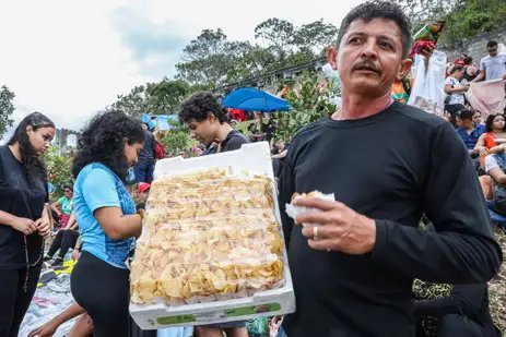 Antonio Cruz/Agência Brasil Brasília (DF), 18/04/2025.- José Elinton, fala com a reportagem da Agência Brasil, antes da cerimonia da Via sacra do Morro da Capelinha.
Foto: Antonio Cruz/Agência Brasil