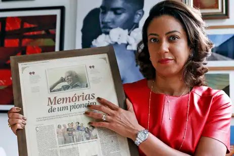 Brasília (DF), 16/04/2025 - Ilka Teodoro fala com a Agência Brasil em matéria sobre matriarcas negras no DF. Foto: Bruno Peres/Agência Brasil