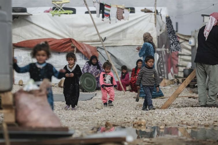 Sam Tarling/ Acnur/ - ONU News Crianças refugiadas sírias em acampamento no Líbano