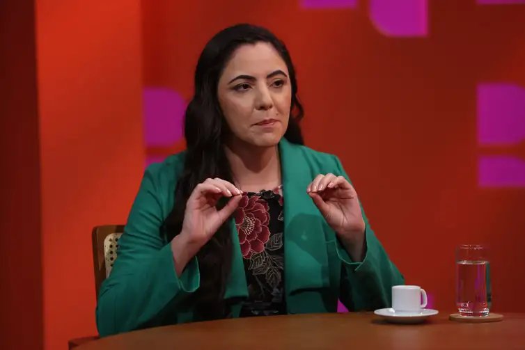 Paulo Pinto/Agência Brasil São Paulo SP 02/04/2025 Jornalista Juliana Dal Piva, convidada do programa DR com Demori na Empresa Brasil de Comunicação (EBC).
Foto: Paulo Pinto/Agência Brasil