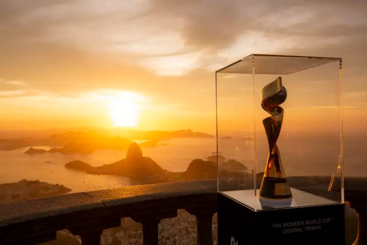 troféu, copa do mundo de futebol feminino, Rio de Janeiro, taça