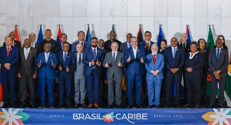 Brasília (DF), 13/06/2025 - Presidente da República, Luiz Inácio Lula da Silva, durante Sessão Plenária da Cúpula Brasil-Caribe, no Palácio Itamaraty. Foto: Ricardo Stuckert/PR