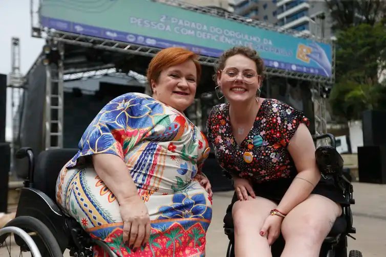 São Paulo (SP), 21/09/2024 -  Praça Roosevelt recebe a  segunda edição da Parada PCD, que celebra a diversidade, a inclusão e o orgulho de ser PCD. A parada acontece no Dia Nacional de Luta da Pessoa com Deficiência.  Foto: Paulo Pinto/Agência Brasil