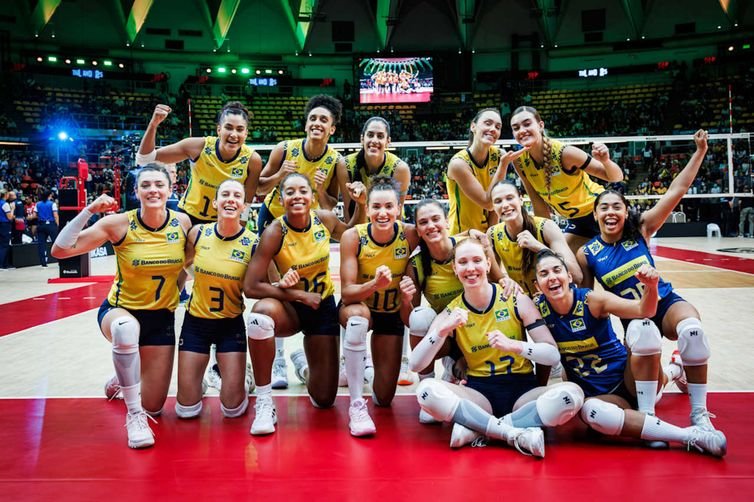Tailândia - 31/08/2025 - Brasil vence e pega França nas quartas do Mundial de vôlei feminino. Foto:  FIVB/Divulgação