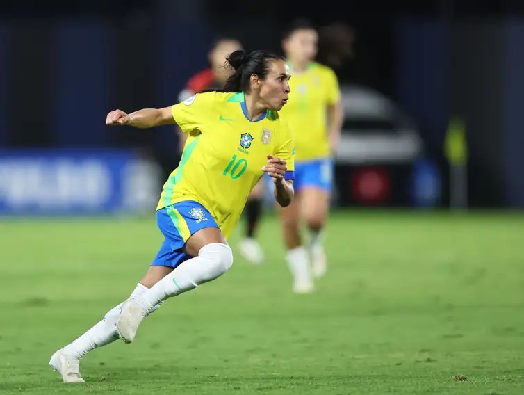 Marta durante Copa América Feminina 2025