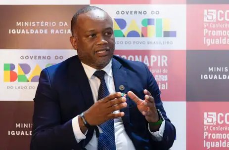 Brasília (DF), 16/09/2025 – entrevistado: secretário de Gestão do Sistema Nacional de Promoção da Igualdade Racial do MIR, Clédisson Júnior,.
Foto:  Thaylyson Santos/MIR