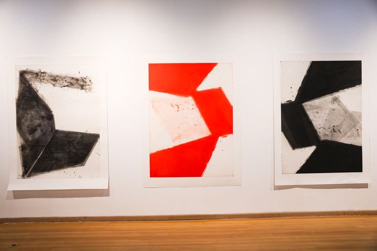 Rio de Janeiro (RJ), 18/09/2025 – Exposição José Pedro Croft: reflexos, enclaves, desvios, no Centro Cultural Banco do Brasil, no cento do Rio de Janeiro. Foto: Tomaz Silva/Agência Brasil