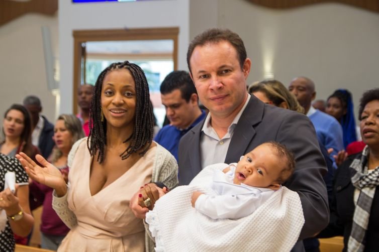 Rio de Janeiro (RJ), 24/10/2025 - Ana Lucia, Claudio e Bento. Órfãos do Covid. Foto: Ana Lucia/Arquivo Pessoal