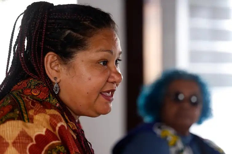 Tânia Rêgo/Agência Brasil Belém (PA), 20/11/2025 - Maria Malcher, coordenadora de projetos do Cedenpa (Centro de Estudos e Defesa do Negro do Pará) e Nilma Bentes, ativista do movimento negro, no Cedenpa. Foto: Tânia Rêgo/Agência Brasil