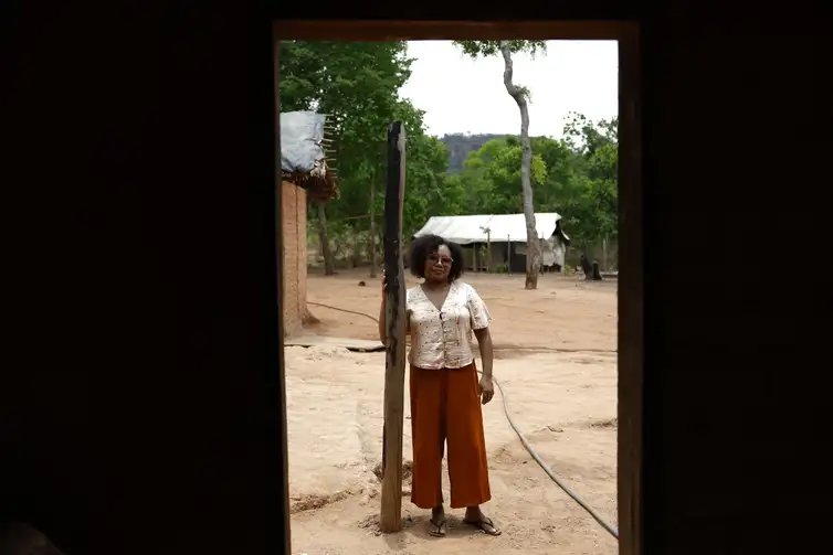 Fernando Frazão/Agência Brasil Balsas (MA), 09/10/2025 – Francisca Vieira Paz, da Associação Camponesa (ACA), na comunidade Boa Esperança, no Vão do Uruçuí, área rural dos Gerais de Balsas. Foto: Fernando Frazão/Agência Brasil