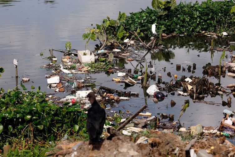 Belém (PA), 21/11/2025 - Esgoto a céu aberto na cidade de Belém. Foto: Tânia Rêgo/Agência Brasil
