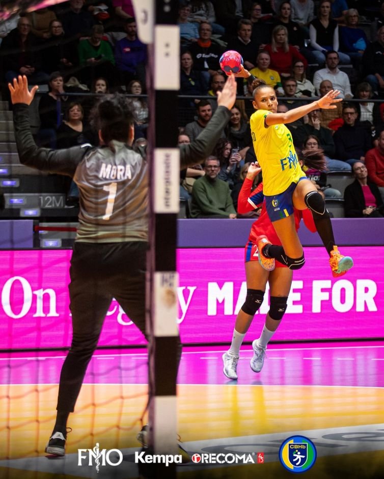 Bruno Ruas/Ruas Mídia/CBHb Alexandra Nascimento (Alê), lateral-direita, Mundial de handebol feminino 2025