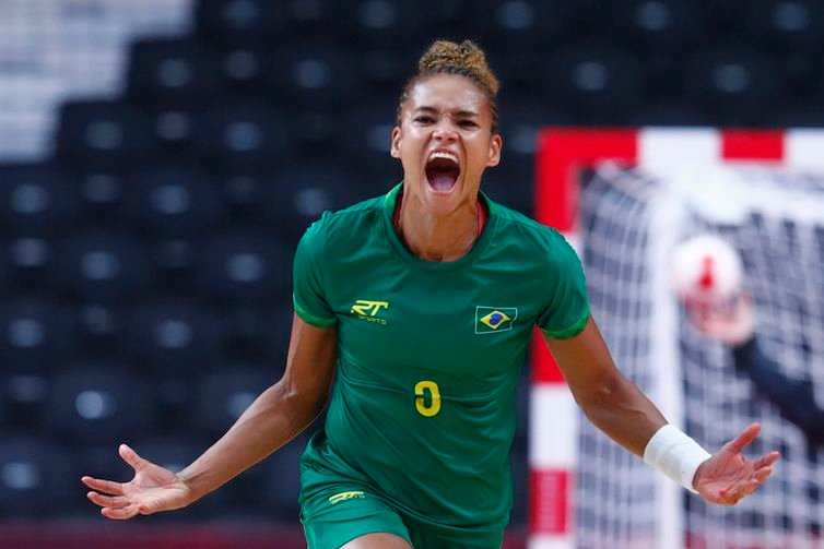 CBHb/Direitos Reservados Alexandra, seleção brasileira feminina de handebol, 2021 _ Olimpíada de Tóquio