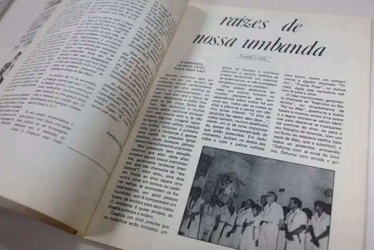 Rio de Janeiro (RJ), 10/12/2025 – Arquivo Nacional recebe doação de documentos sobre religiosidade afro-brasileira e cultura iorubá. Foto: Fernando Frazão/Agência Brasil