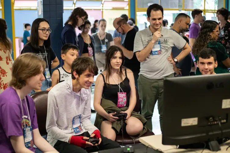 Global Game Jam Curitiba 2025/Cassiano Rosário 28/01/2026 - Curitiba - Global Game Jam Curitiba 2025 - maratona mundial de games que começa dia 30, em Curitiba. Foto: Global Game Jam Curitiba 2025/Cassiano Rosário