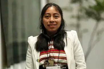 Brasília (DF), 26/01/2026 - Hilda Gregória, da Guatemala, durante o Fórum de Juventudes para a Transformação dos Sistemas Agroalimentares da América Latina e Caribe. Foto: Marcelo Camargo/Agência Brasil