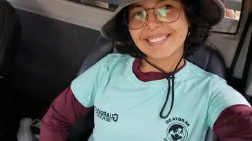 Lorena Ribeiro/ Arquivo pessoal Dia Mundial de Educação Ambiental - A universitária, Lorena Ribeiro. Foto: Lorena Ribeiro/ Arquivo pessoal