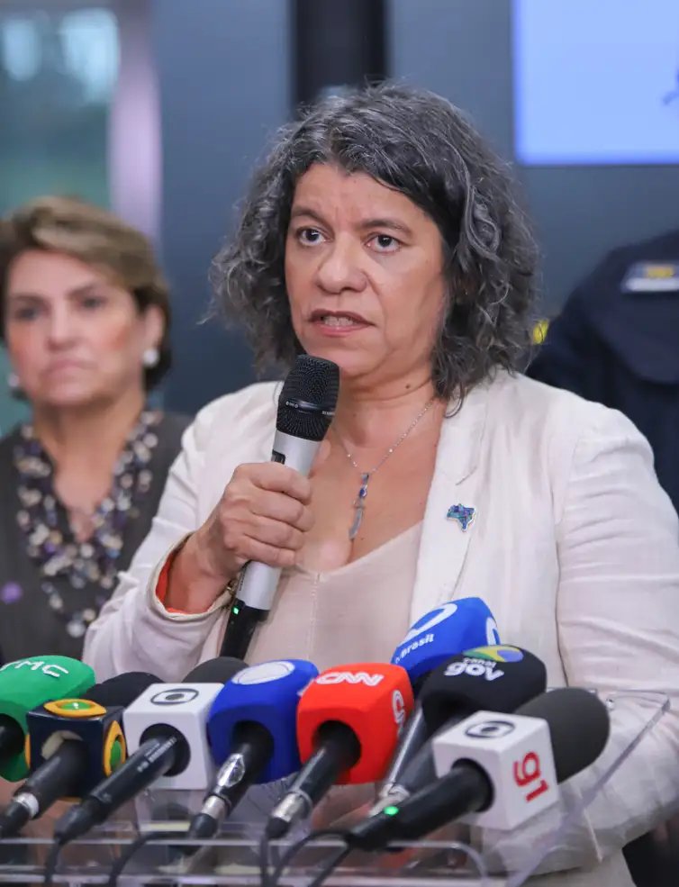 Brasília (DF),  12/03/2026 - Nova lei põe fim à relativização de estupro de vulneráveis, secretária nacional de enfrentamento à violência contra mulheres, Estela Bezerra
Foto: Marla Galdino/Ministério das Mulheres