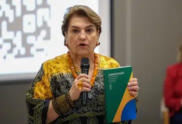 Brasília (DF) 30/09/2025 A ministra das Mulheres, Márcia Lopes, participa de plenária da 5ª Conferência Nacional de Políticas para as Mulheres (CNPM) de Foto: Fabio Rodrigues-Pozzebom/ Agência Brasil