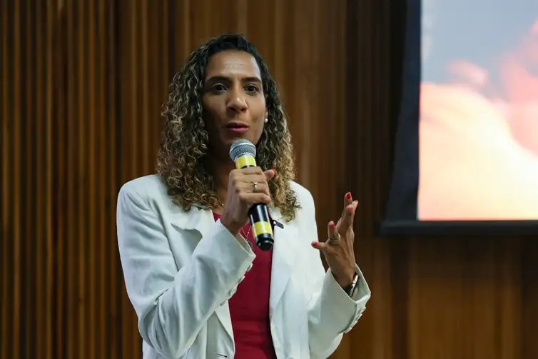 Rio de Janeiro (RJ), 20/03/2026 – A ministra da Igualdade Racial, Anielle Franco durante seminário que debate a saída do Brasil do Mapa da Fome, na Fundação Getúlio Vargas (FGV), na zona sul do Rio de Janeiro. Foto: Tomaz Silva/Agência Brasil