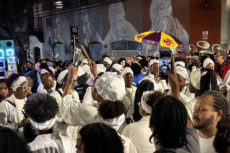 São Paulo (SP), 13/05/2026 - Lavagem da Escadaria do Bixiga. Foto: Elaine Patricia Cruz/Agência Brasil