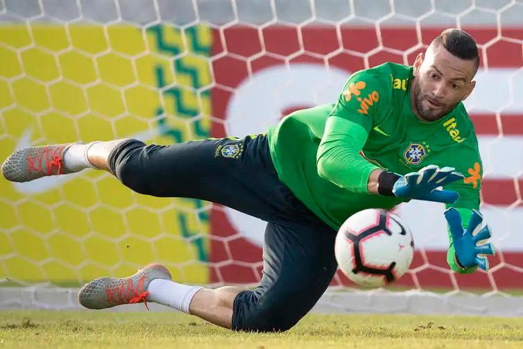 Lucas Figueiredo/CBF/Direitos Reservados Weverton - goleiro - seleção brasileira - 2019