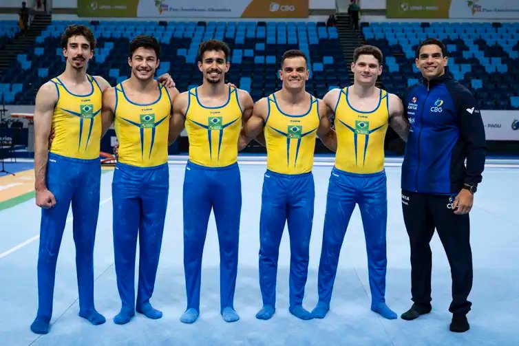 Seleção Brasileira de Ginástica. Foto: Ivan Carvalho/CBG