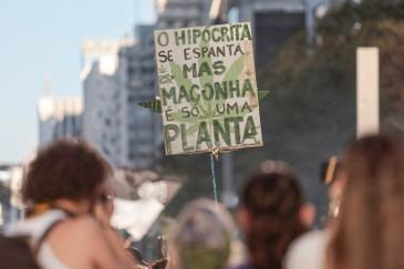Paulo Pinto/Agência Brasil São Paulo (SP), 21/06/2026 - 18ª Marcha da Maconha na avenida Paulista.
Foto: Paulo Pinto/Agência Brasil