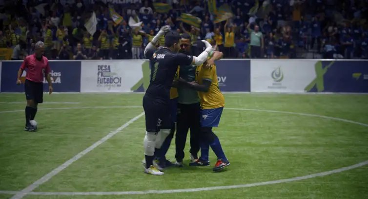 Divulgação/O Jogo Mais Difícil seleção brasileira de futebol de cegos é homenageada no filme O jogo mais difícil - 2026