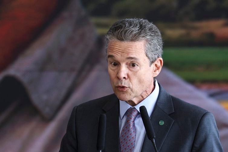 Brasília (DF), 30/06/2026 - O  ministro da Agricultura e Pecuária, André de Paula, durante o lançamento do Plano Safra 2026/2027, no Palácio do Planalto.  Foto: Marcelo Camargo/Agência Brasil