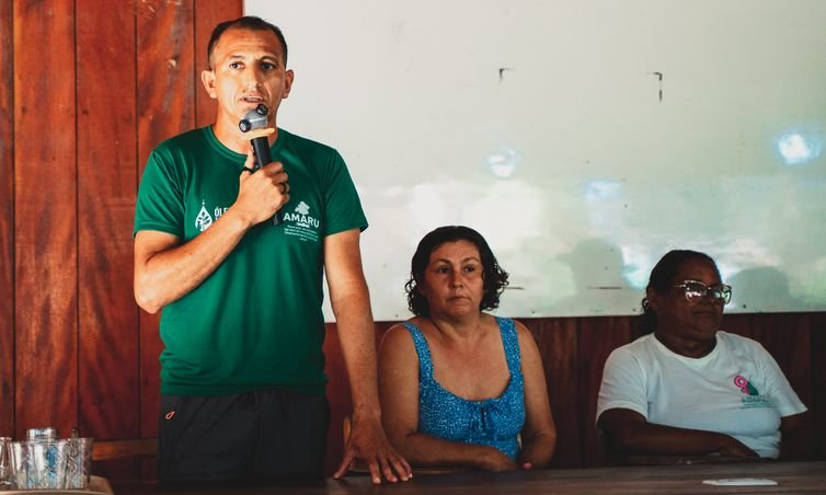 Amazonas 27/07/2026 - Projeto leva atendimento médico a comunidades ribeirinhas do Amazonas. (Francisco Solivan, presidente da Associação dos Moradores Agroextrativistas da Reserva de Desenvolvimento Sustentável Uacari (Amaru). Crédito:  Lucas Bonny/FAS