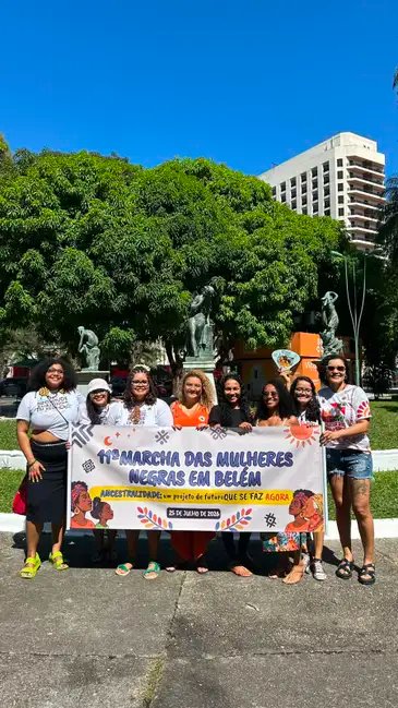 Belém - 26/07/2026 -  Marcha das Mulheres Negras em Belém. Foto Gabriela Ribeiro