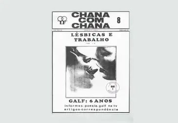Chanacomchana/Divulgação Dia Nacional da Visibilidade Lésbica. Capa do Jornal Chana com Chana.. Foto: Chanacomchana/Divulgação