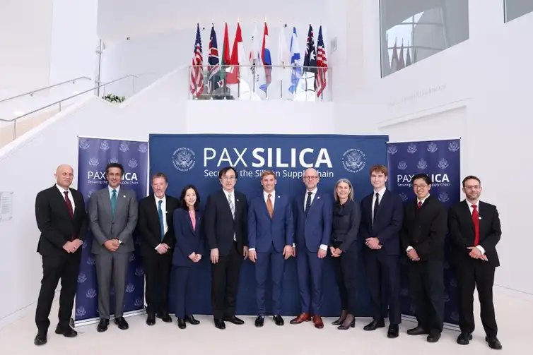 EUA - Pax Silica is the Department of State’s flagship effort on AI and supply chain security, advancing new economic security consensus among allies and trusted partners. Foto: Divulgação
