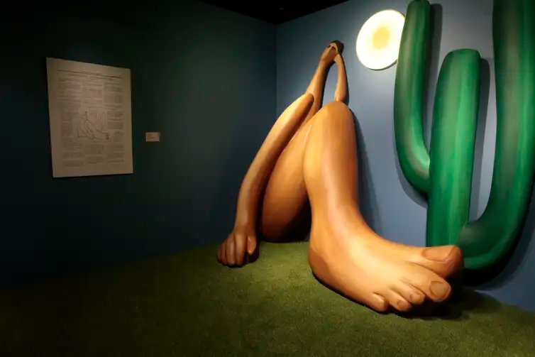 São Paulo (SP), 14/08/2026 - Exposição que celebra 140 anos do nascimento de Tarsila do Amaral.Com cerca de 40 obras projetadas em 360 graus, “O Brasil de Tarsila” inaugura o Nubank Arte Lab, novo espaço de arte imersiva no Conjunto Nacional em São Paulo. Fotos: Paulo Pinto/Agencia Brasil