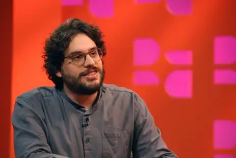 São Paulo (SP), 26/06/2025 - O professor de relações internacionais Bruno Huberman é entrevistado por Leandro Demori no programa Dando a Real com Demori na TV Brasil. Foto: Rovena Rosa/Agência Brasil