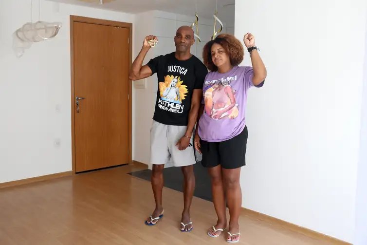 Rio de Janeiro (RJ), 23/09/2026 - Luciano Gonçalves e Jacklline de Oliveira, pais de Kathlen Romeu, jovem assassinada grávida por policiais no Lins em 2021, falam sobre o julgamento dos agentes públicos. Foto: Rovena Rosa/Agência Brasil