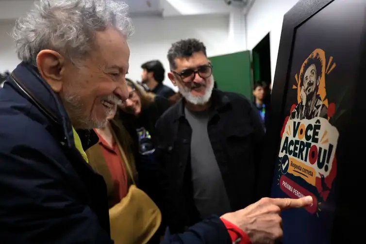 Paulo Pinto/Agência Brasil São Paulo (SP), 07/10/2026 - Caixa Cultural celebra os 90 Anos de Tom Zé com exposição interativa. Foto: Paulo Pinto/Agencia Brasil