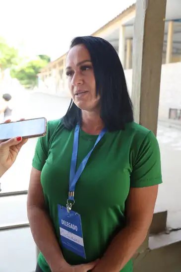 Brasília (DF), 25/10/2026 - Ecleidiane Nascimento dos Santos em dia de votação das Eleições 2026, na Escola Classe 01 do Varjão. Foto: Valter Campanato/Agência Brasil