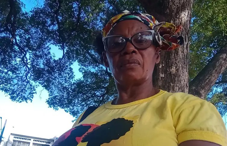 Entidades estimulam domésticas a denunciarem assédio eleitoral. Na foto a doméstica maranhense Maria das Graças dos Santos, de 64 anos. Foto: Maria das Graças/ Arquivo Pessoal